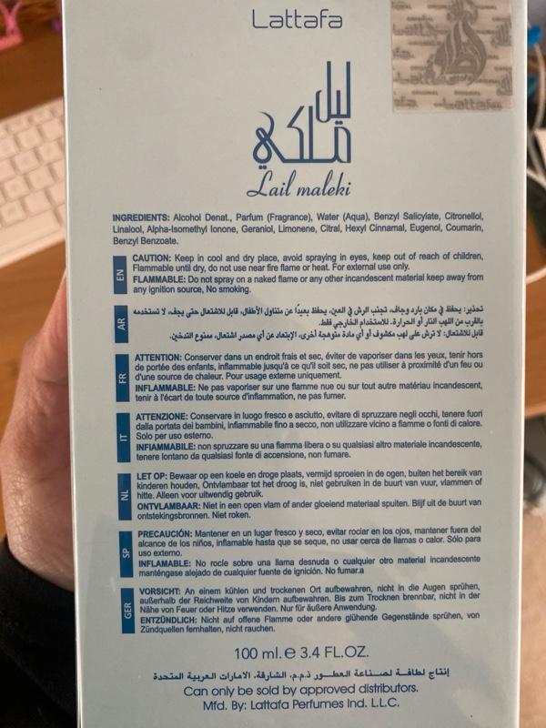 Lail Maleki Moroccan Blue by Lattafa β 100ml Eau de Parfum | Luxurious Oriental Scent in Iconic Horse Bottle