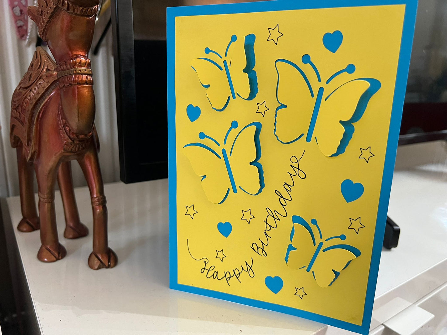 Personalised Greeting Card – Custom Birthday, Wedding, Anniversary & Thank You Card with Name & Message | Unique Keepsake Gift