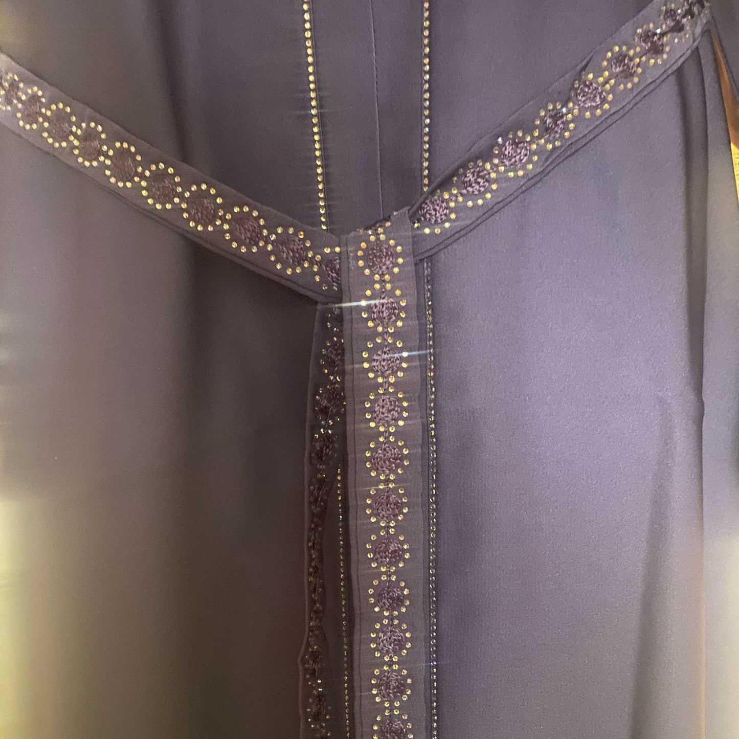 Elegant Abaya with Rich Design Belt - Stylish, Comfortable, and Perfect for Special Occasions | Best Eid Gift & Wear 54" Standard Size