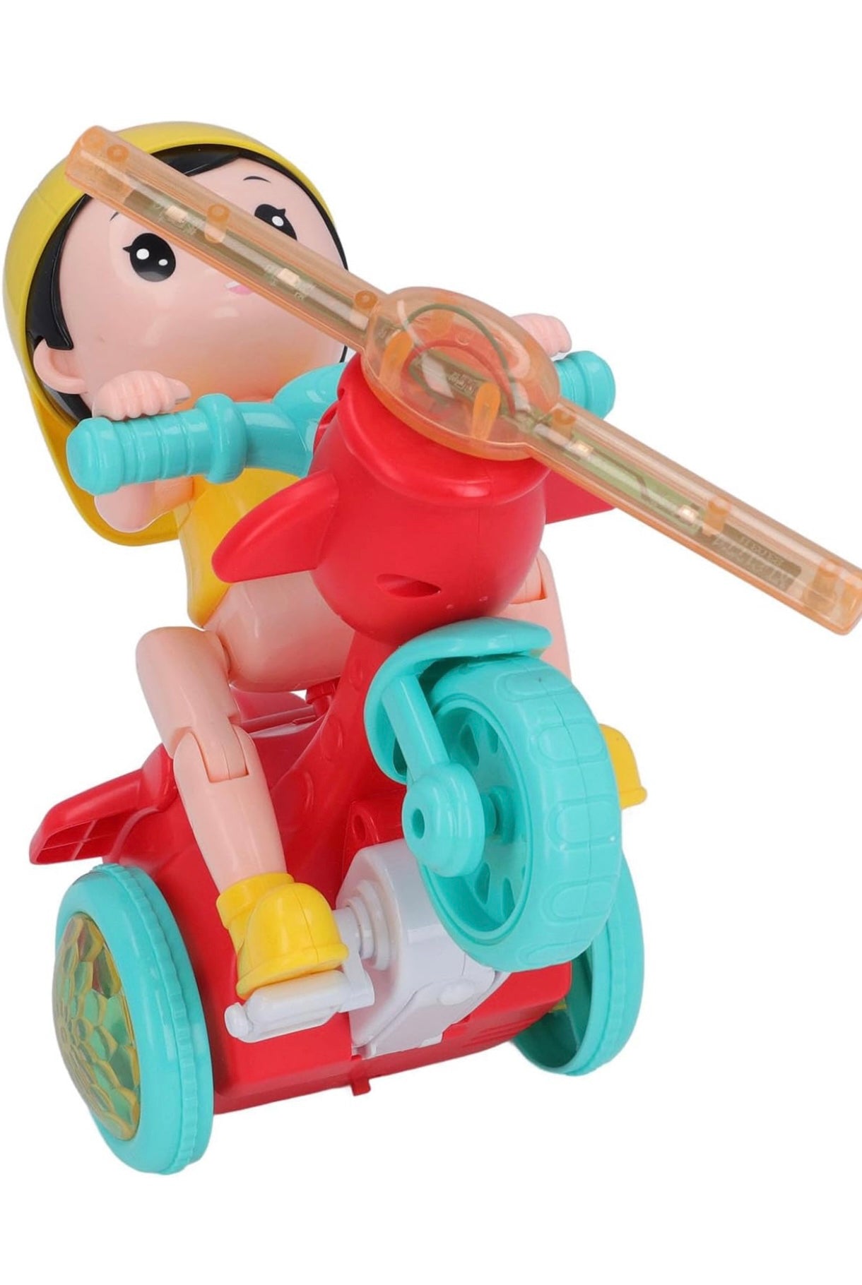 Electric Tricycle Toy,Stunt Motorcycle Vehicle Toys with Light Music for Baby Toddlers