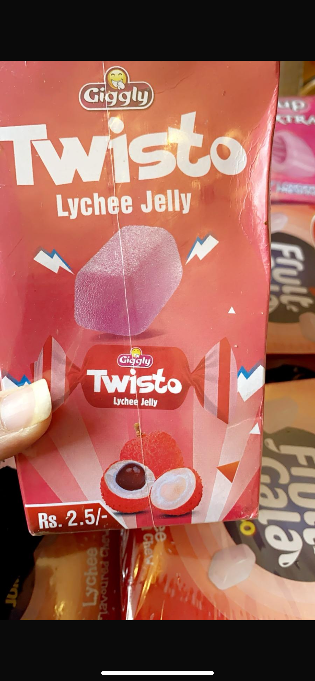 Twisto lychee flavour pakistani sweets