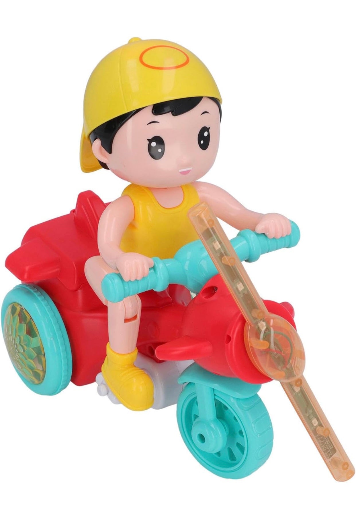 Electric Tricycle Toy,Stunt Motorcycle Vehicle Toys with Light Music for Baby Toddlers