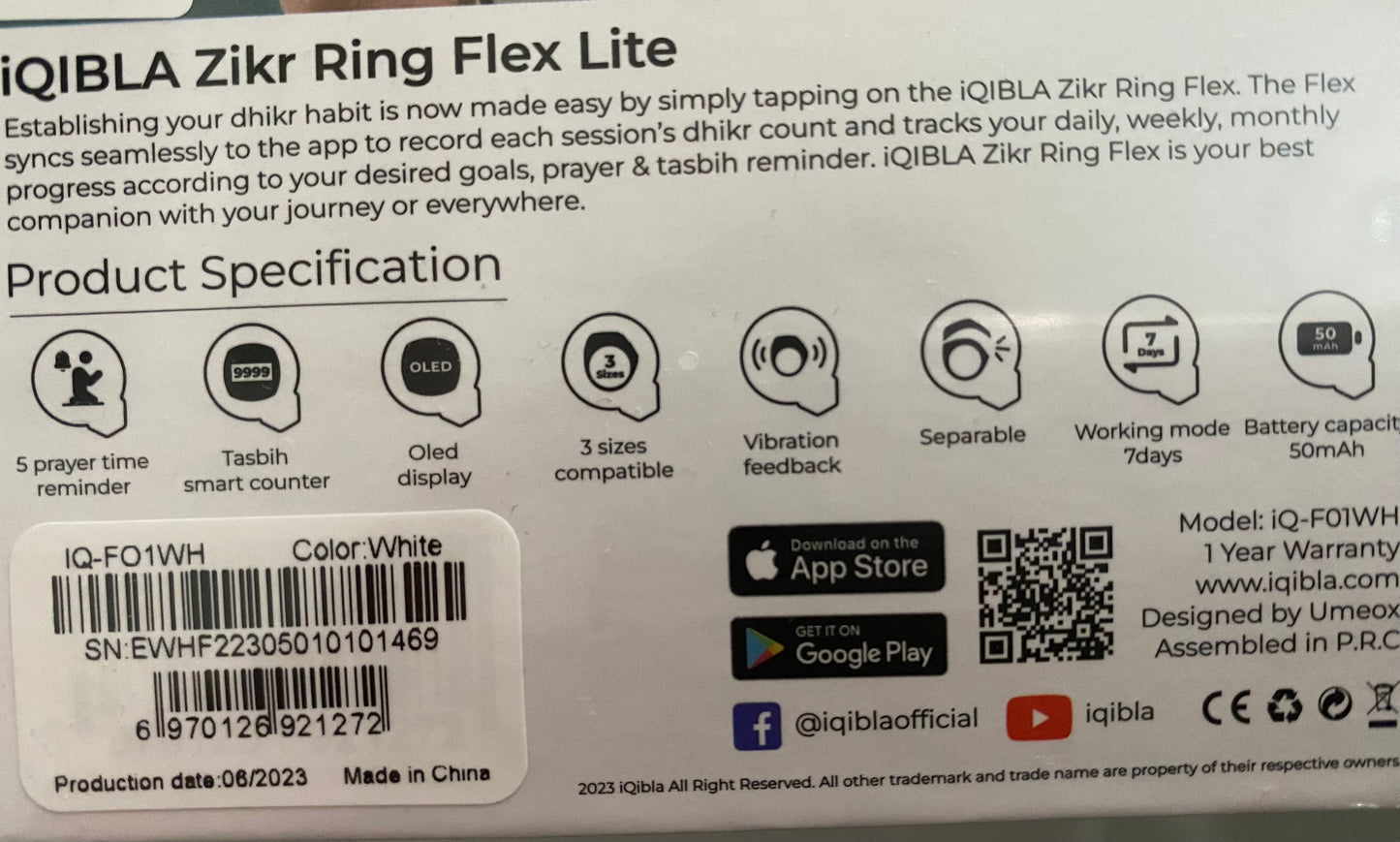 Zikr Ring flex lite