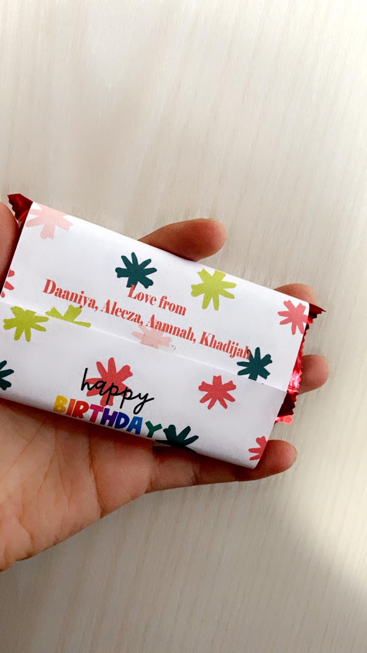 Personalised Chocolate Favours | Custom Wedding, Birthday, Eid, Ramadan & Thank You Gifts | Party Favour Treats