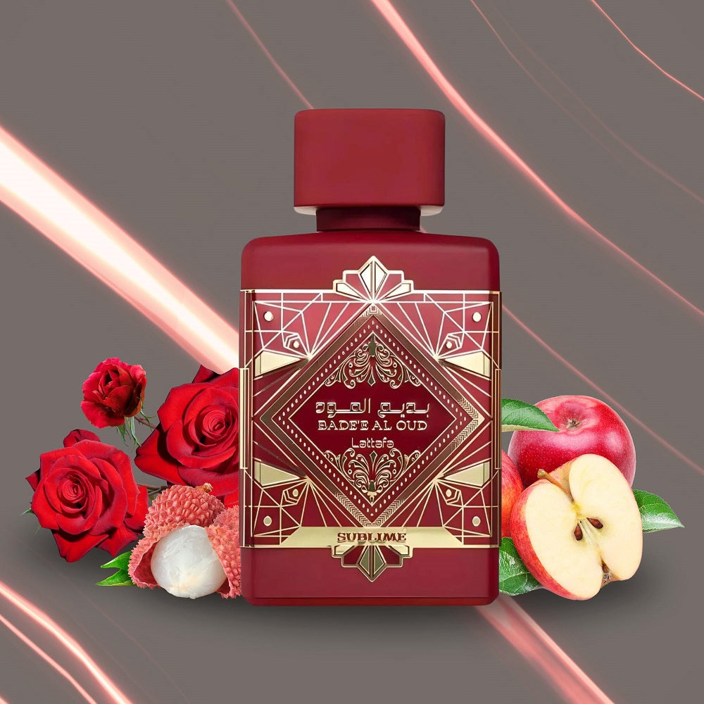 Lattafa Badee Al Oud Sublime EDP 100ml - Long Lasting Fruity and Aromatic Oudh Perfume  Unisex Perfume