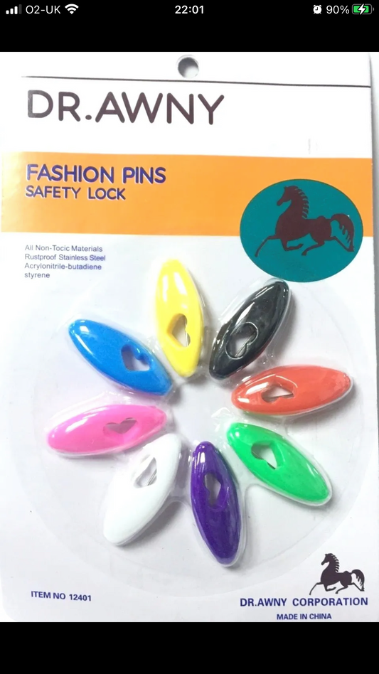 Hijab Safety Pins - Pack of 8