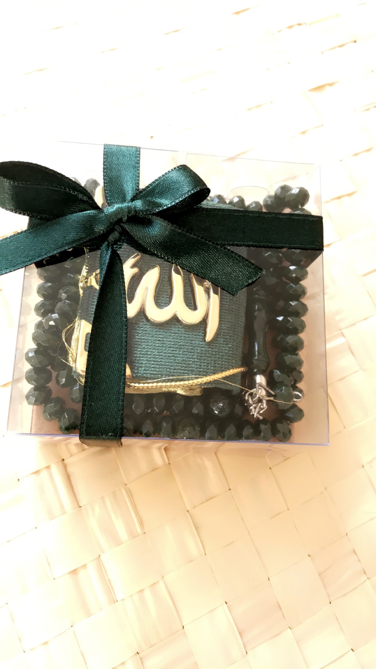 Mini Quran & Matching Tasbeeh prayer beads