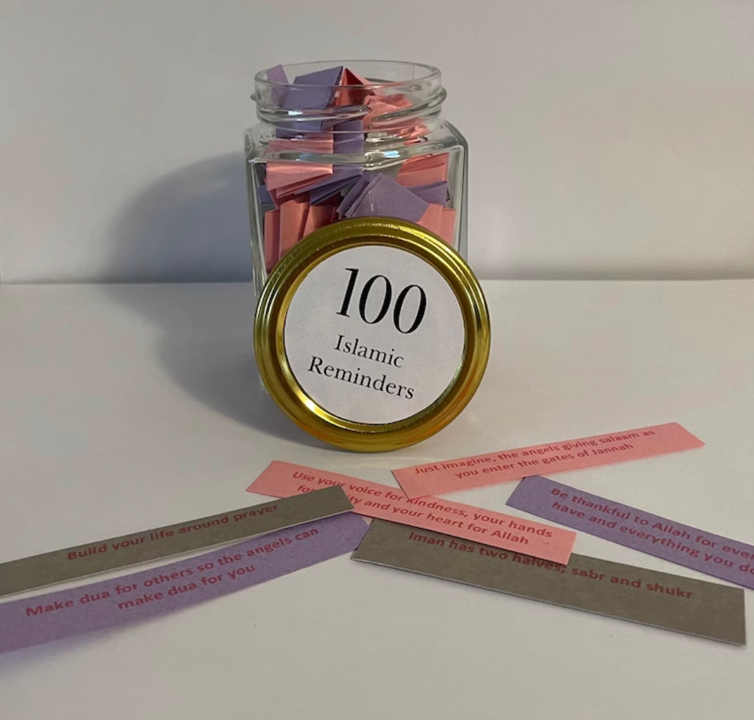 100 Islamic Reminders Jar