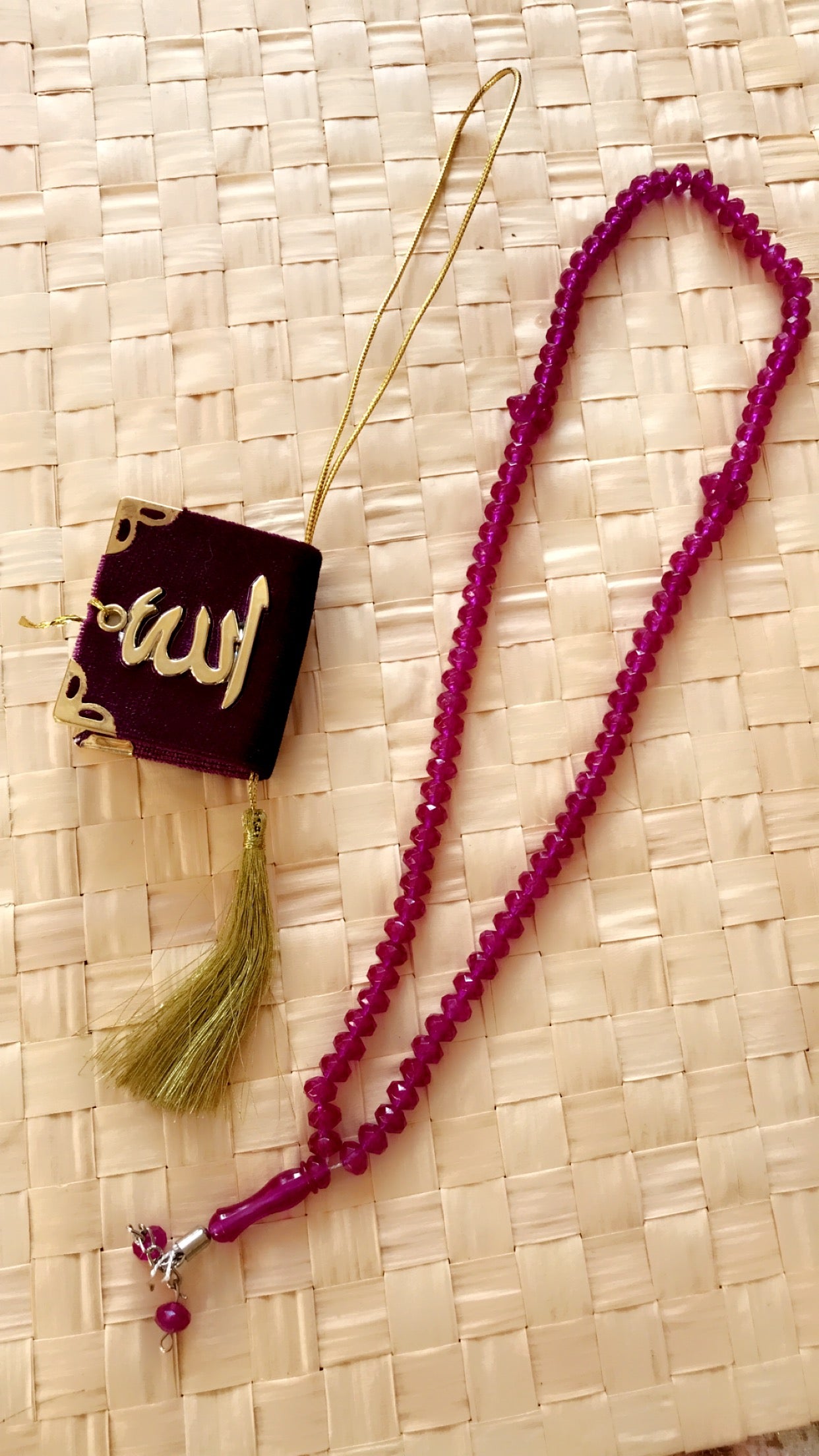 Mini Quran & Matching Tasbeeh prayer beads